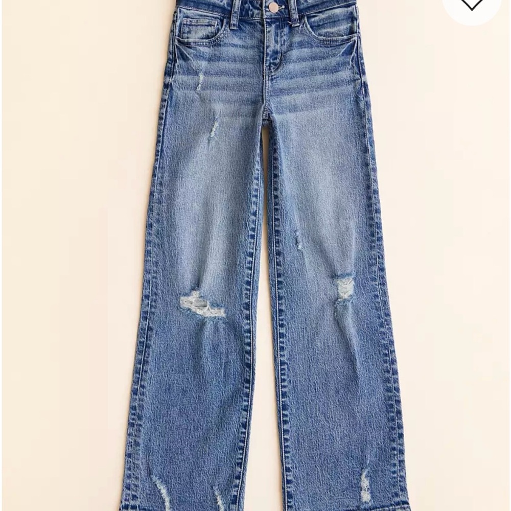 Girls Mini Billie Wide Leg Jeans